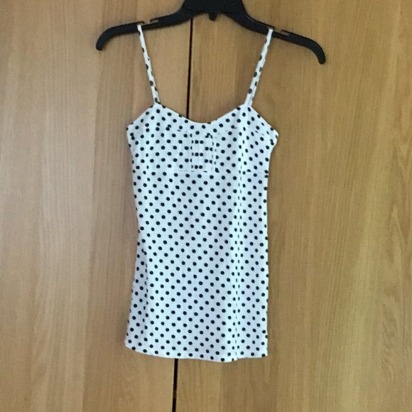 Free People Tops - Free People Polka Dot Stretch Camisole
